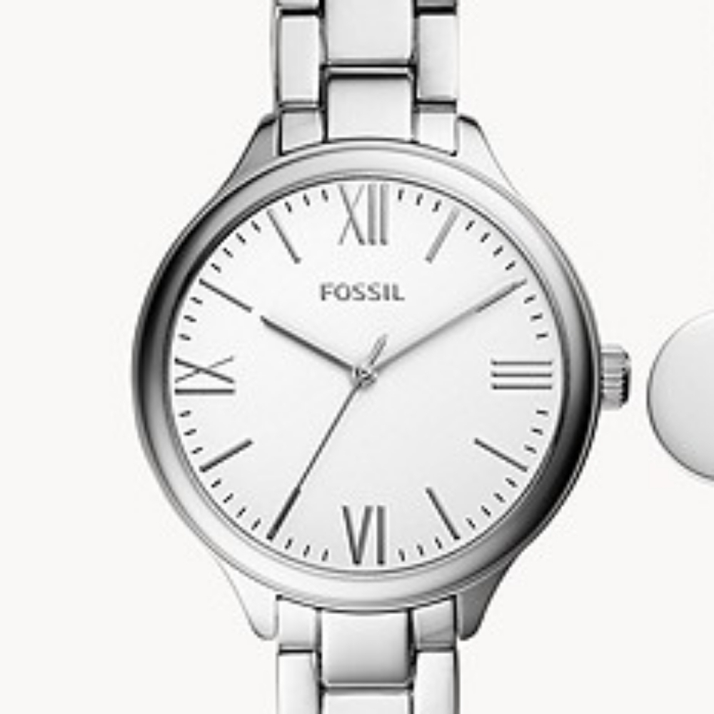 🌼 NWT Fossil silver tone watch